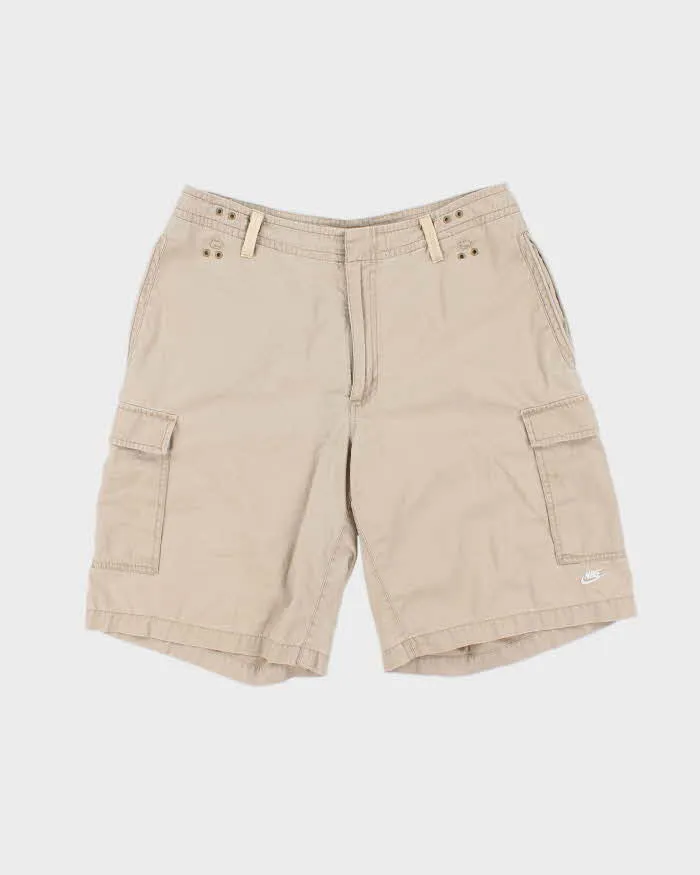 Vintage Y2K 00s Nike Canvas Baggy Cargo Shorts - W32 sold by Rokit