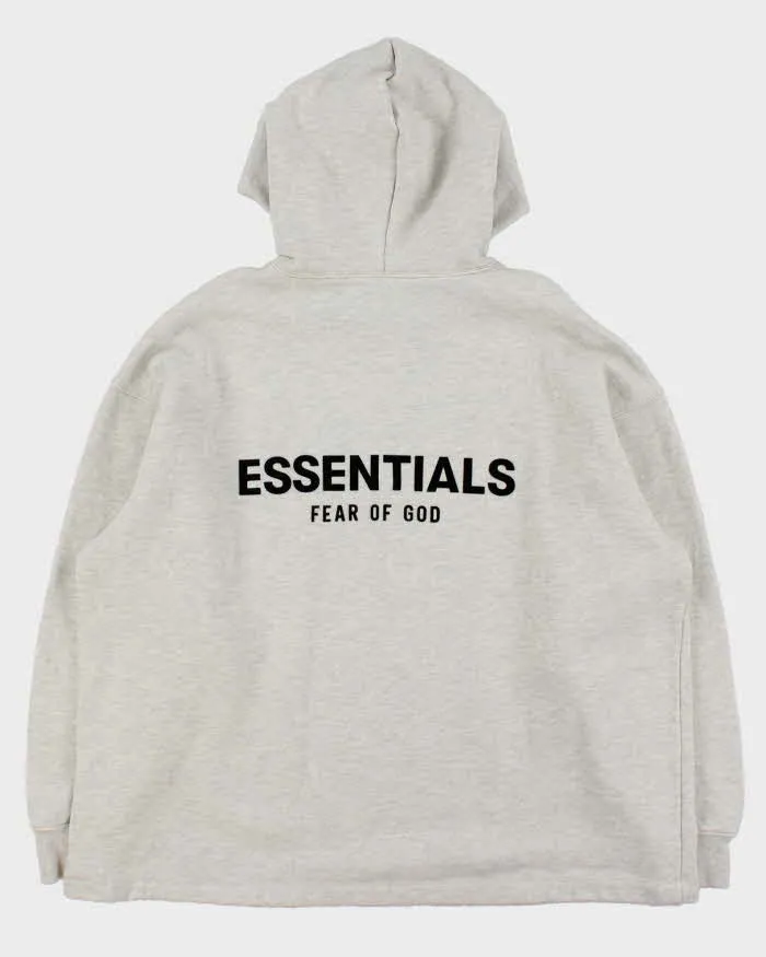 Essentials Fear Of God Marl Grey Heavyweight Oversized Boxy Pullover Hoodie - M sold by Rokit product image thumbnail 2