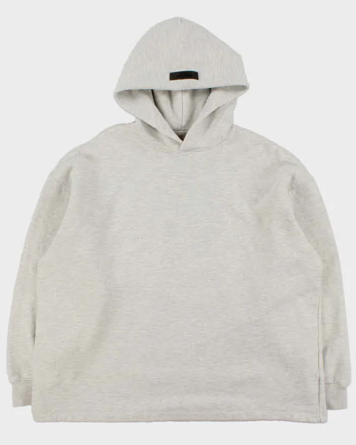Essentials Fear Of God Marl Grey Heavyweight Oversized Boxy Pullover Hoodie - M sold by Rokit