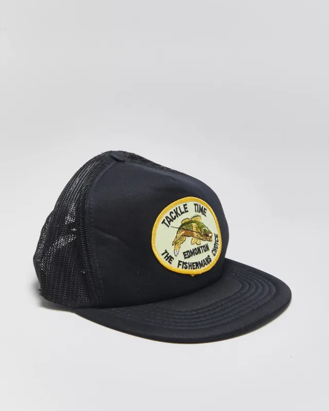 Vintage 1980s Tackle Time Fishermans Trucker Cap - OS made by Rokit