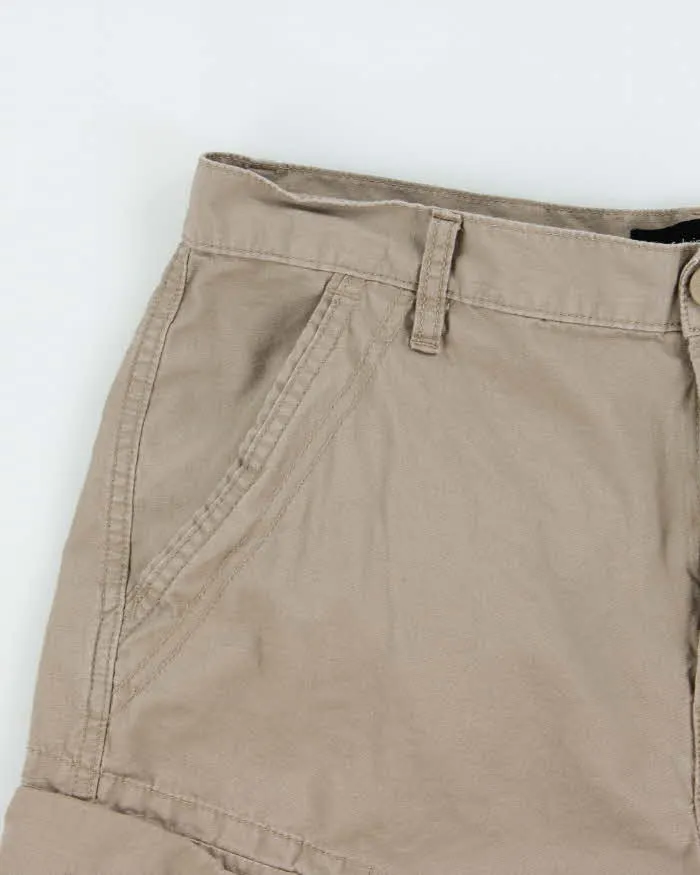 Vintage Calvin Klein Jeans Khaki Loose Fit Cargo Shorts - W32 sold by Rokit product image thumbnail 3