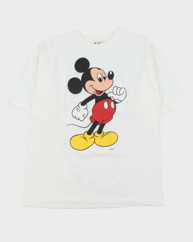 Vintage 1990s Disney Mickey & Friends Crewneck T-shirt - OS made by Disney