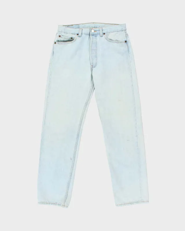 Vintage 1993 Levi's 501 Batwing Made In USA Straight Leg Denim Jeans - W33 L32 made by Levi's