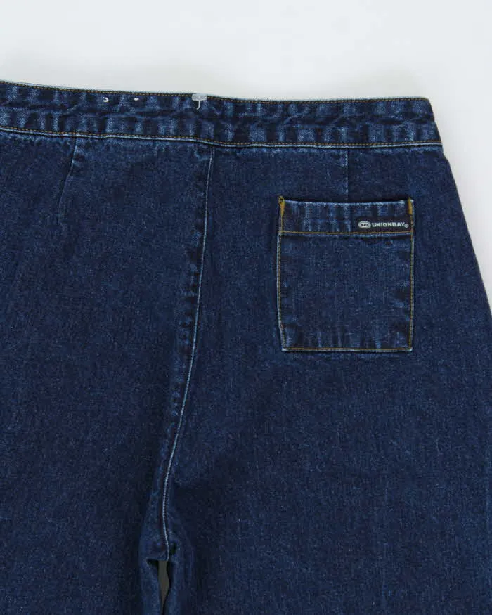 Vintage 1990s Union Bay Indigo Sailor Wide Leg Women's Denim Jeans - W28 L30 sold by Rokit product image thumbnail 4