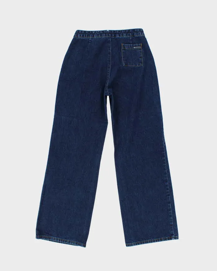 Vintage 1990s Union Bay Indigo Sailor Wide Leg Women's Denim Jeans - W28 L30 sold by Rokit product image thumbnail 2