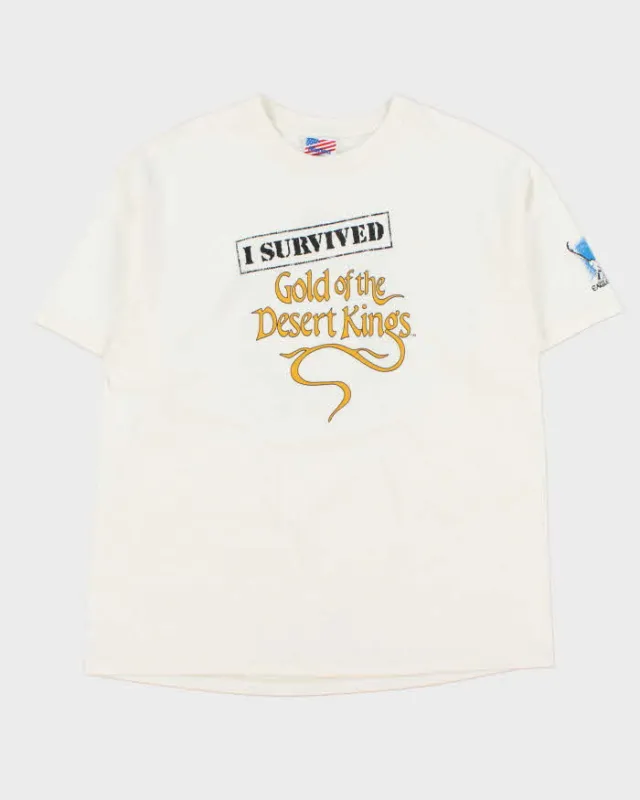 Vintage 1990s Eagle Flight Murina Made In USA Heavyweight Crewneck T-Shirt - XL made by Rokit