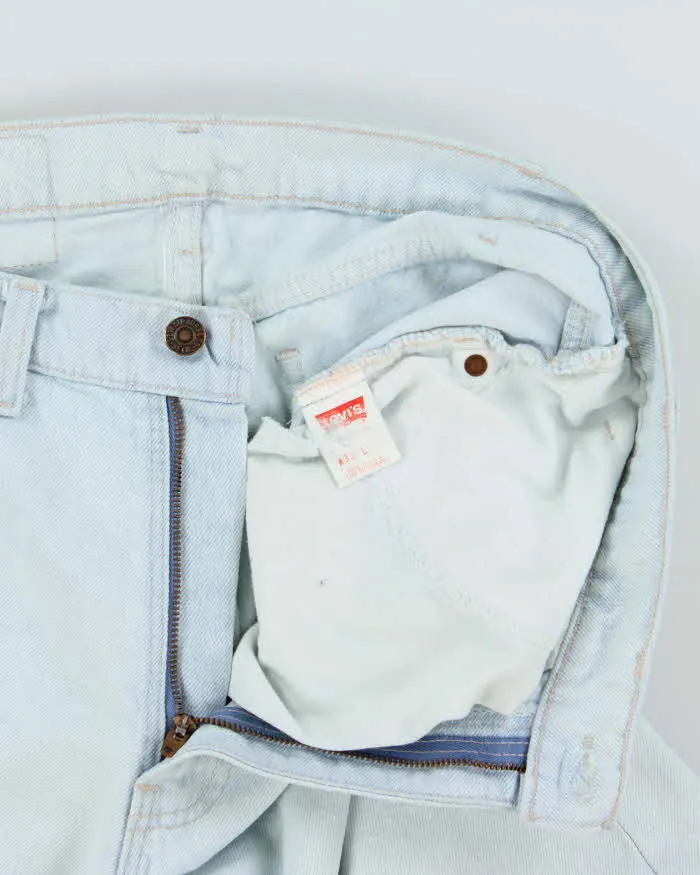 Vintage 1999 Levi's 505 Orange Tab Red Batwing Made In USA Denim Jorts - W33 sold by Rokit product image thumbnail 5