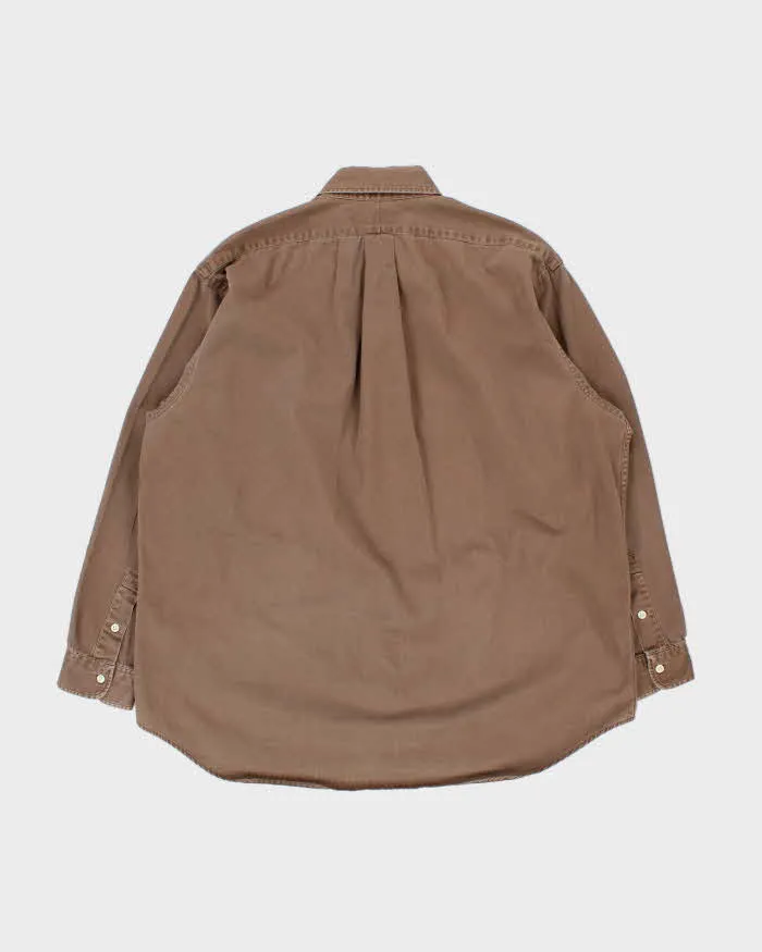 Vintage 1990s Polo Ralph Lauren Long Sleeve Denim Pocket Shirt - XL sold by Rokit product image thumbnail 2