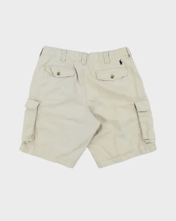 Vintage Polo Ralph Lauren Relaxed Fit Canvas Cargo Shorts - W32 sold by Rokit product image thumbnail 2