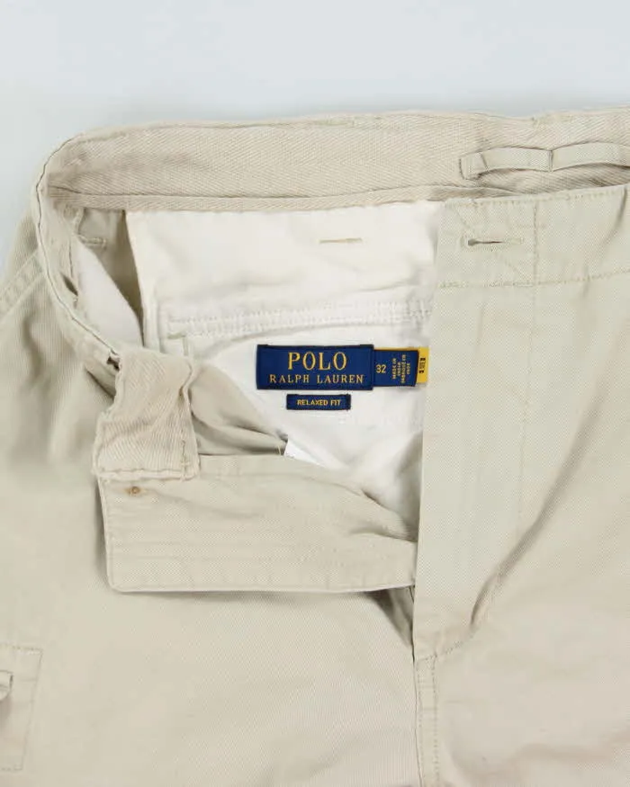 Vintage Polo Ralph Lauren Relaxed Fit Canvas Cargo Shorts - W32 sold by Rokit product image thumbnail 5