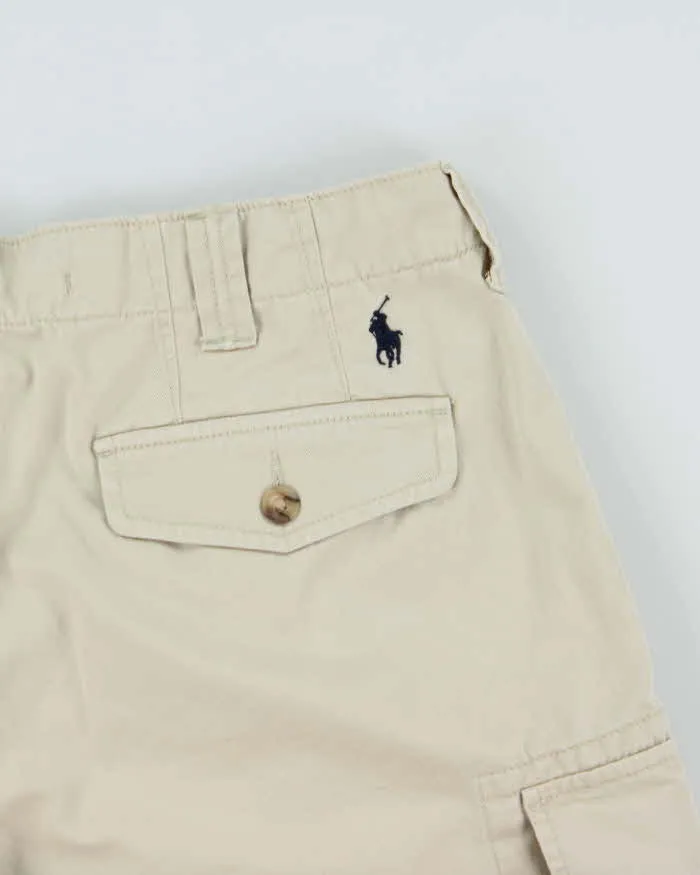 Vintage Polo Ralph Lauren Relaxed Fit Canvas Cargo Shorts - W32 sold by Rokit product image thumbnail 4