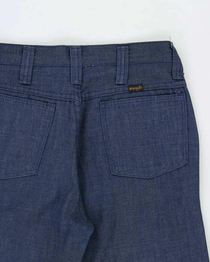 Vintage 1970s Wrangler Made In USA Women's High Waisted Bell Bottom Flared Lightweight Denim Jeans - W27 L32 sold by Rokit product image thumbnail 4