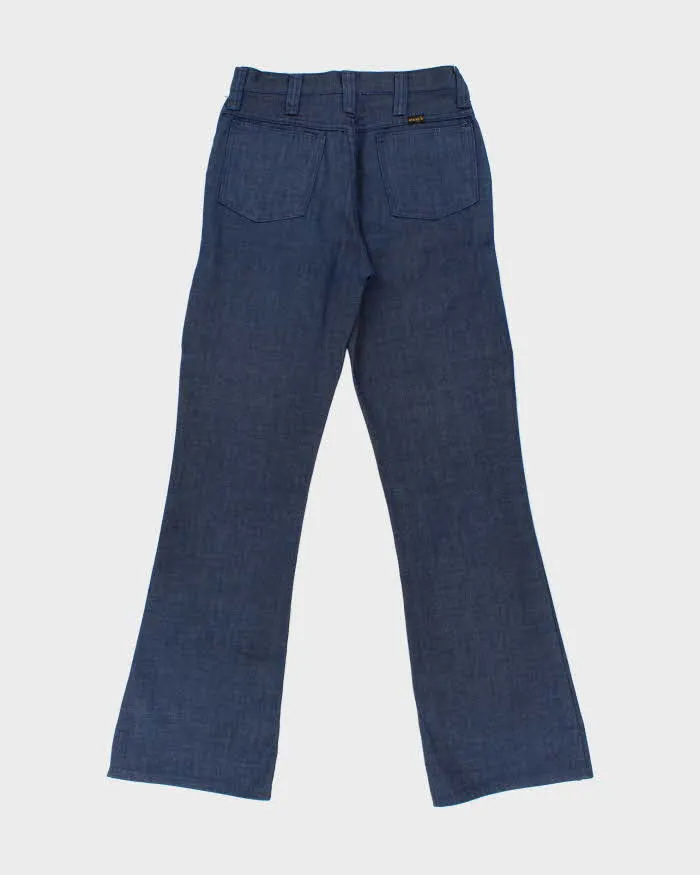 Vintage 1970s Wrangler Made In USA Women's High Waisted Bell Bottom Flared Lightweight Denim Jeans - W27 L32 sold by Rokit product image thumbnail 2