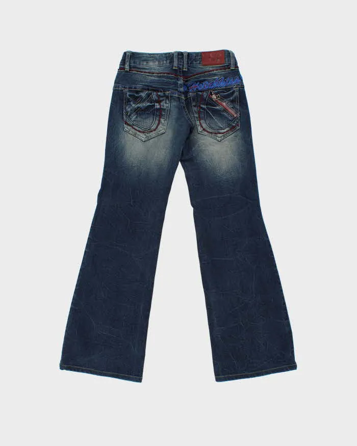 Vintage Y2K 00s Hotchkiss Women's Low Rise Japanese Denim Flared Jeans - W25 L30 sold by Rokit product image thumbnail 2