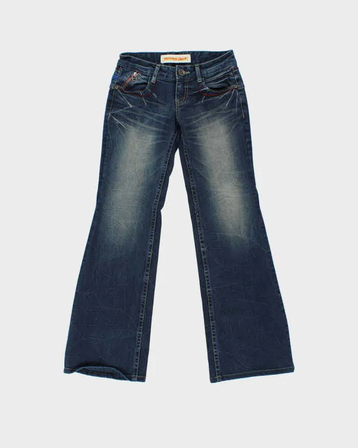 Vintage Y2K 00s Hotchkiss Women's Low Rise Japanese Denim Flared Jeans - W25 L30 sold by Rokit