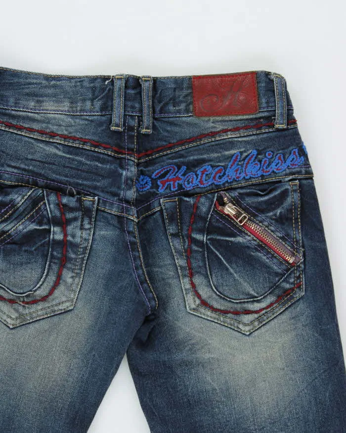 Vintage Y2K 00s Hotchkiss Women's Low Rise Japanese Denim Flared Jeans - W25 L30 sold by Rokit product image thumbnail 4