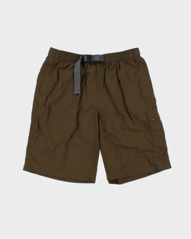 Vintage Columbia Khaki Relaxed Fit Technical Long Swim Shorts - W32 made by Columbia