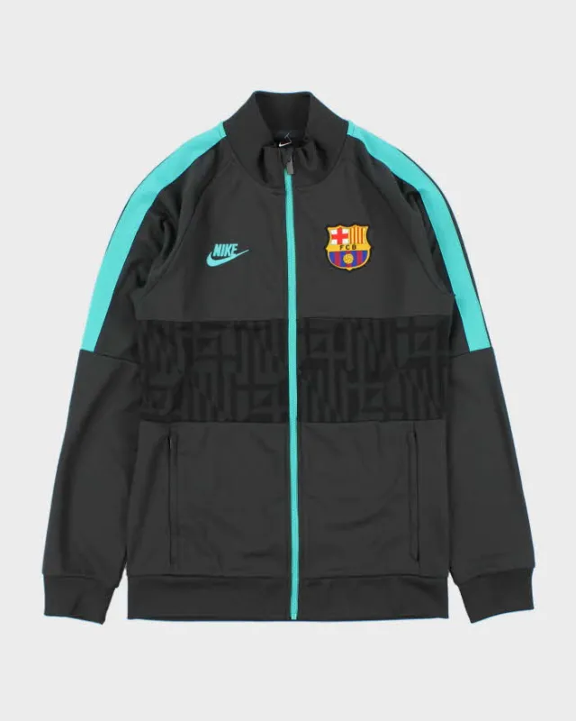 Vintage Nike Barcelona FC Embroidered Training Track Jacket - S made by Nike
