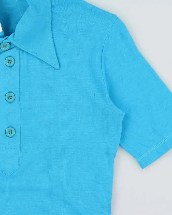 DSWT 1970s Benetton Short Sleeve Polo Shirt - S sold by Rokit product image thumbnail 4