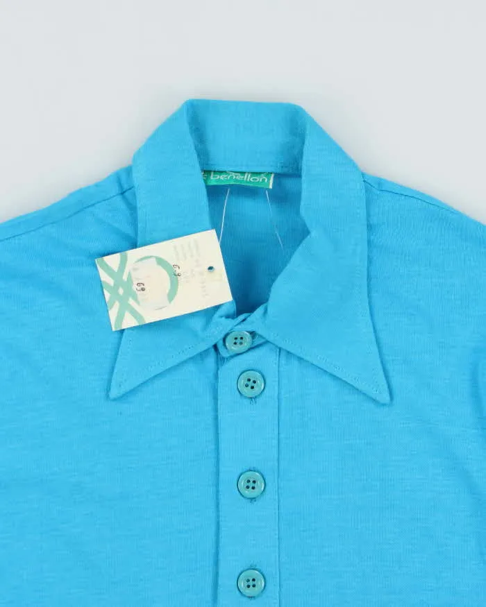 DSWT 1970s Benetton Short Sleeve Polo Shirt - S sold by Rokit product image thumbnail 5