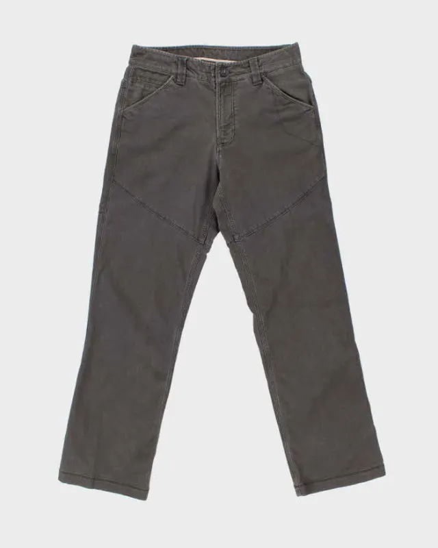 Vintage The North Face Khaki Heavyweight Canvas Straight Leg Techincal Trousers - W32 L31 made by The North Face