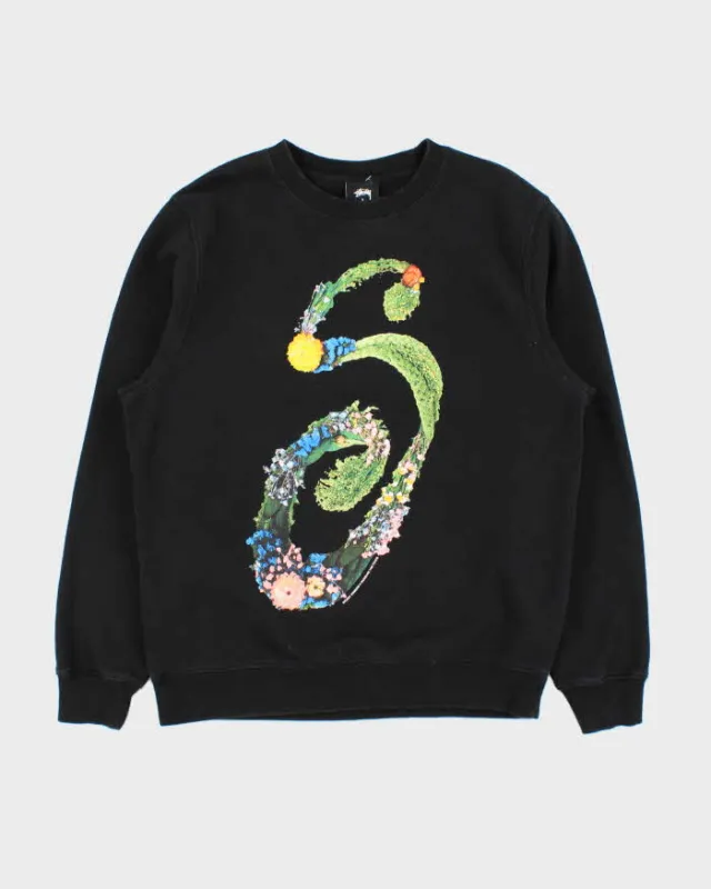 AW2021 Stussy Increase The Peace Floral Crewneck Sweatshirt - S made by Stussy