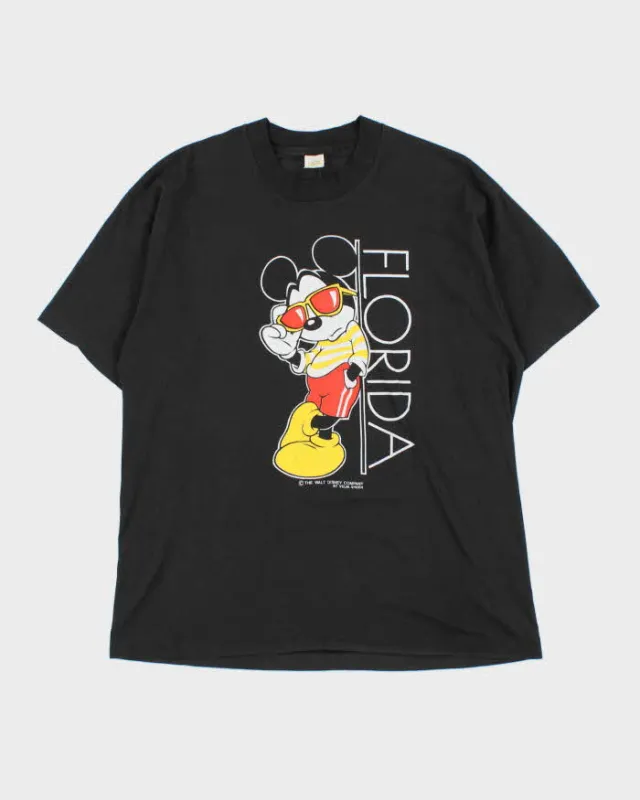 Vintage 1980s Disney By Velva Sheen Made In USA Single Stitch Crewneck T-Shirt - L made by Disney
