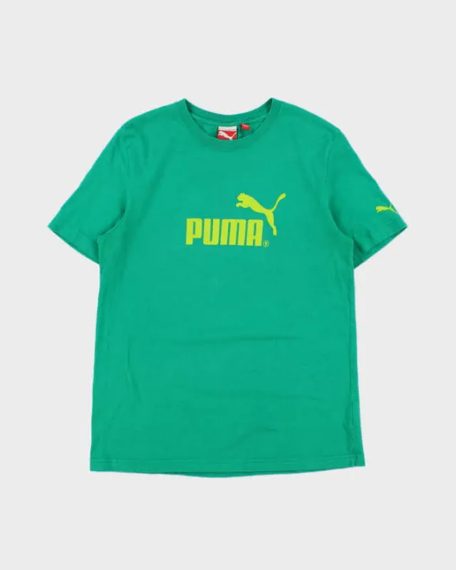 Vintage Y2K 00s Puma Spell Out Crewneck T-Shirt - S made by Puma