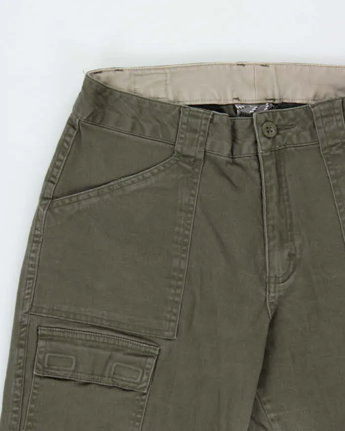 Vintage Y2K 00s The North Face A5 Series Women's Khaki Mid Rise Bootcut Canvas Cargo Trousers - W28 L30 sold by Rokit product image thumbnail 3