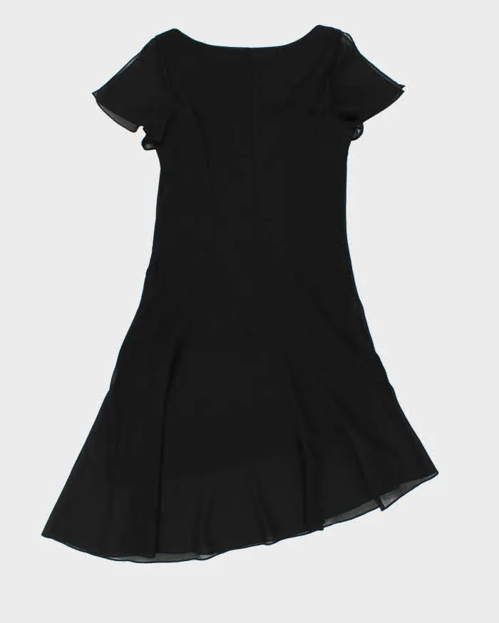 Vintage 1990s Jacob Cowl Neck Asymmetric Hem Dress - M sold by Rokit product image thumbnail 2