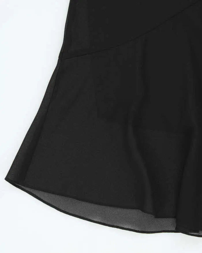 Vintage 1990s Jacob Cowl Neck Asymmetric Hem Dress - M sold by Rokit product image thumbnail 3