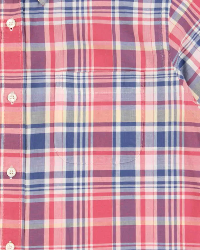 Vintage Brooks Brothers Original Polo Plaid Regent Fit Short Sleeve Shirt - M sold by Rokit product image thumbnail 4