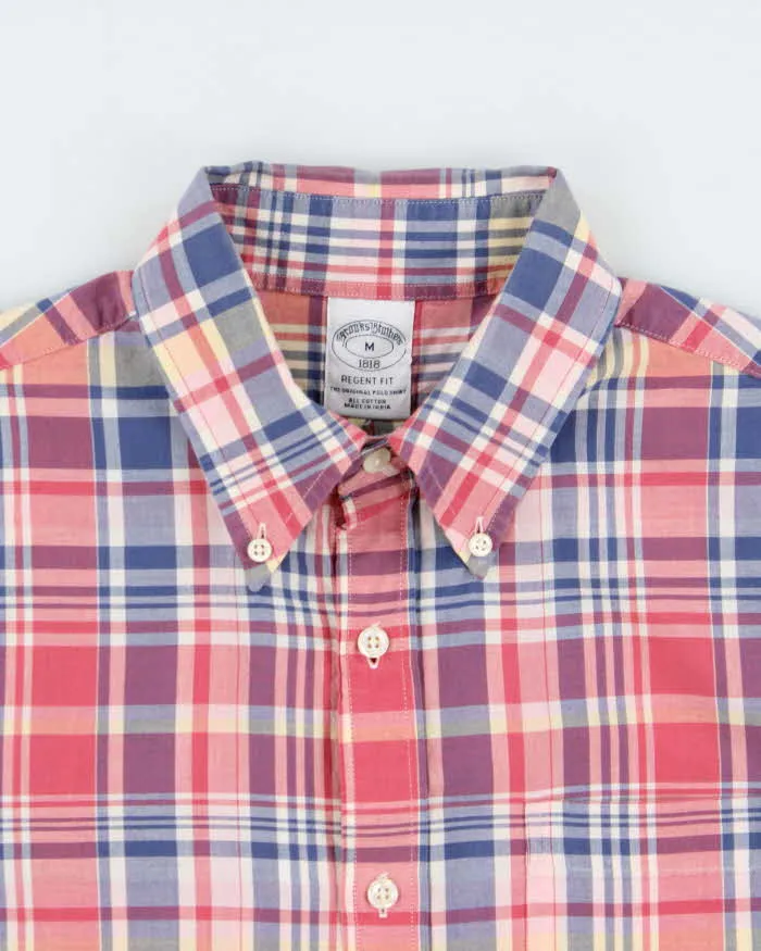 Vintage Brooks Brothers Original Polo Plaid Regent Fit Short Sleeve Shirt - M sold by Rokit product image thumbnail 5