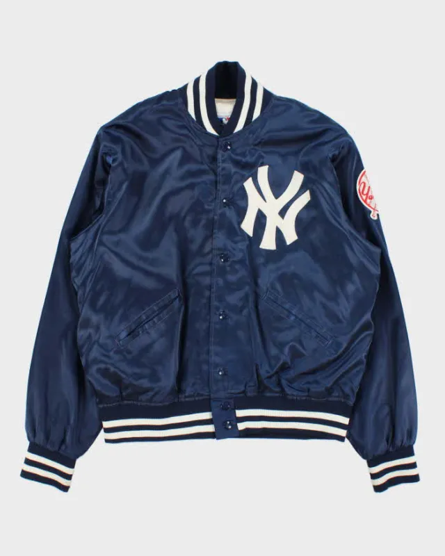 Vintage 1980s New York Yankees MLB Felco Union Made In USA Satin Varsity Baseball Jacket - XL made by MLB