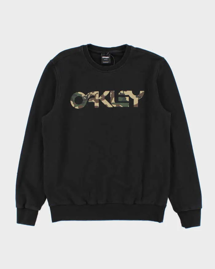 Vintage Oakley Camo Spell Out Crewneck Sweatshirt - L sold by Rokit