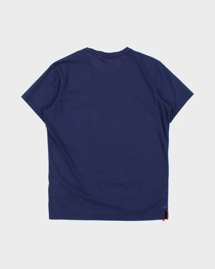 SS2014 Prada Navy Signature Crewneck Pocket T-Shirt - M sold by Rokit product image thumbnail 2