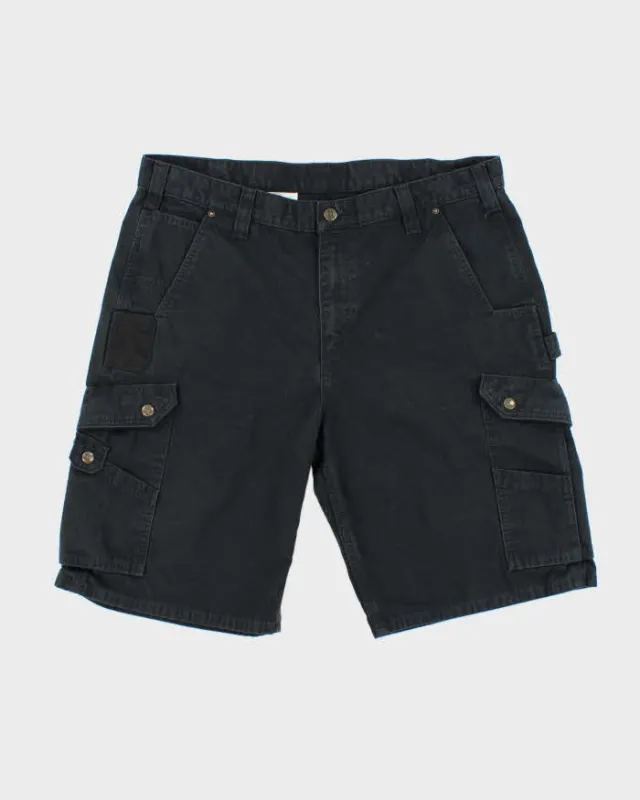 Vintage Carhartt B357 Canvas Ripstop Relaxed Fit Carpenter Cargo Shorts - W38 made by Carhartt