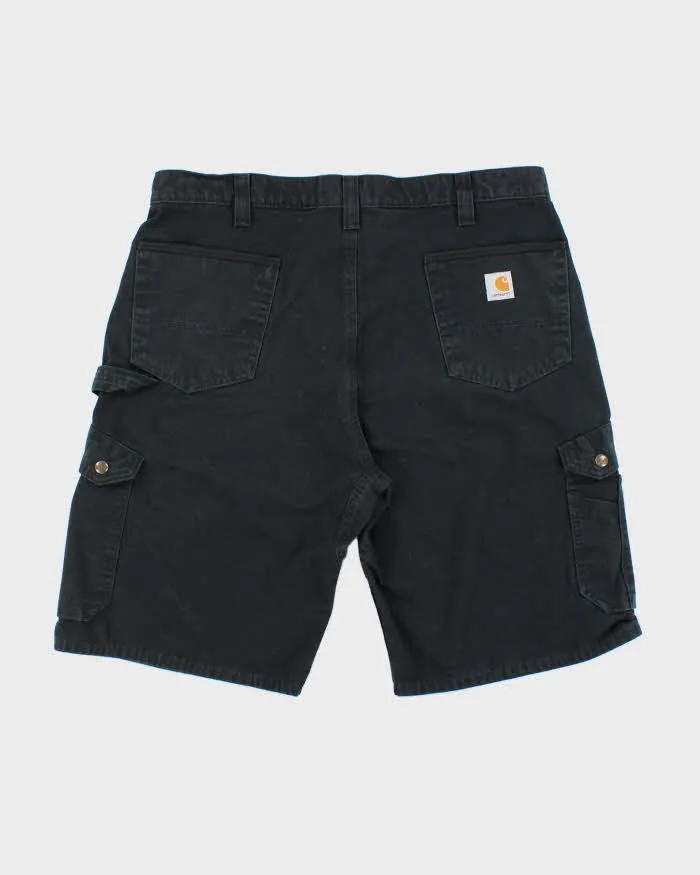 Vintage Carhartt B357 Canvas Ripstop Relaxed Fit Carpenter Cargo Shorts - W38 sold by Rokit product image thumbnail 2