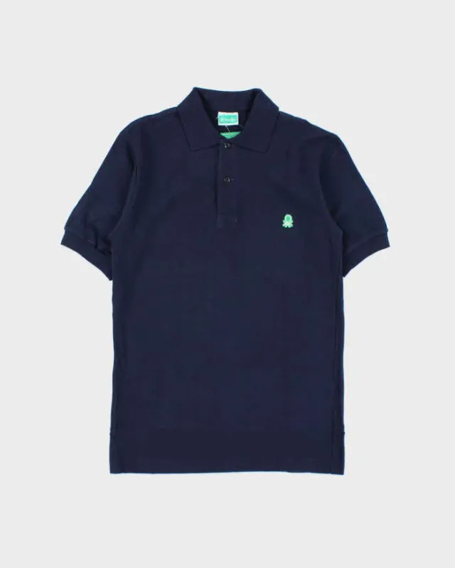 DSWT 1980s Benetton Short Sleeve Polo Shirt - S made by United Colors Of Benetton