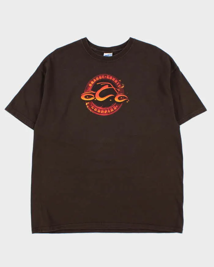Vintage Y2K 00s Orange County Choppers New York Heavyweight Gildan Crewneck T-Shirt - XL sold by Rokit