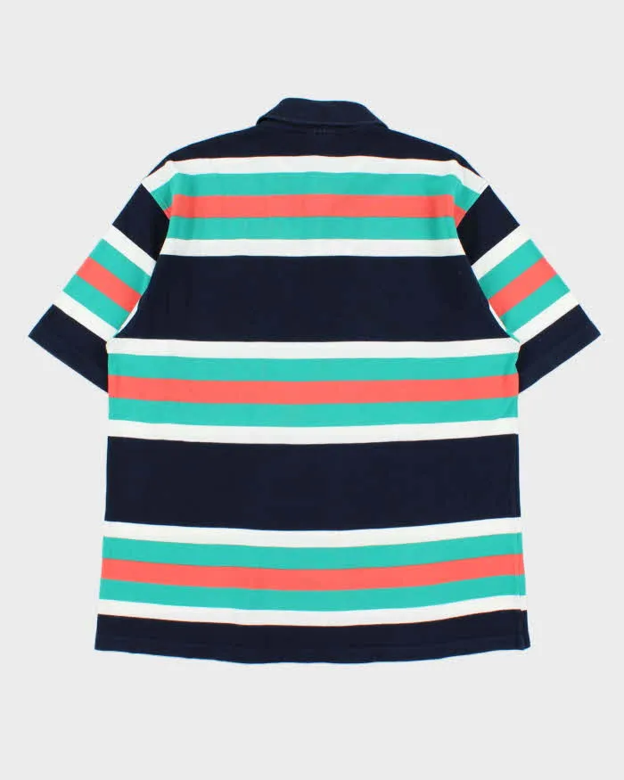 Vintage Y2K 00s Lacoste Japan Classic Croc Striped Short Sleeve Polo Shirt - L sold by Rokit product image thumbnail 2