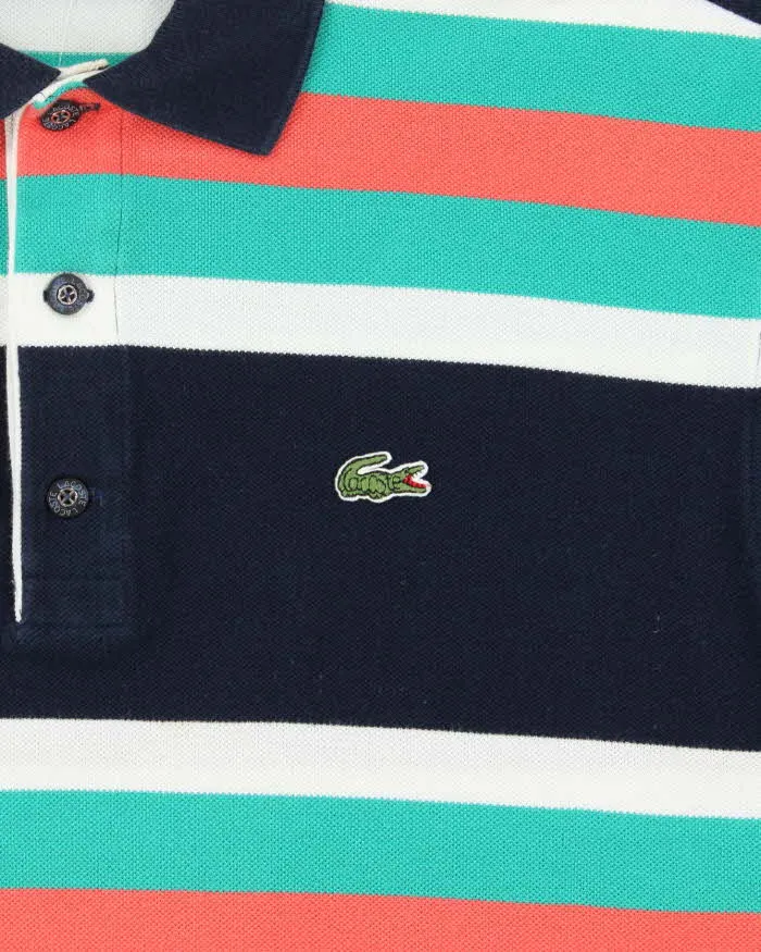 Vintage Y2K 00s Lacoste Japan Classic Croc Striped Short Sleeve Polo Shirt - L sold by Rokit product image thumbnail 4