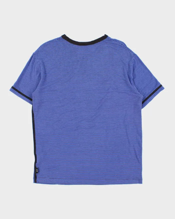 Vintage Y2K 00s Armani Collezioni Striped Crewneck T-Shirt - S sold by Rokit product image thumbnail 2