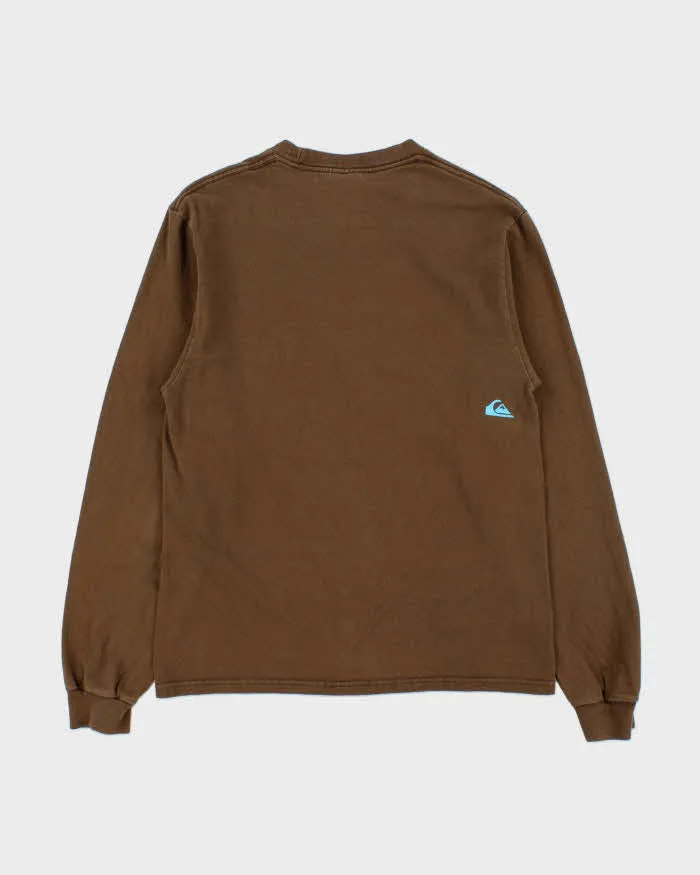 Vintage Y2K 00s Quiksilver Long Sleeve Crewneck T-Shirt - S sold by Rokit product image thumbnail 2