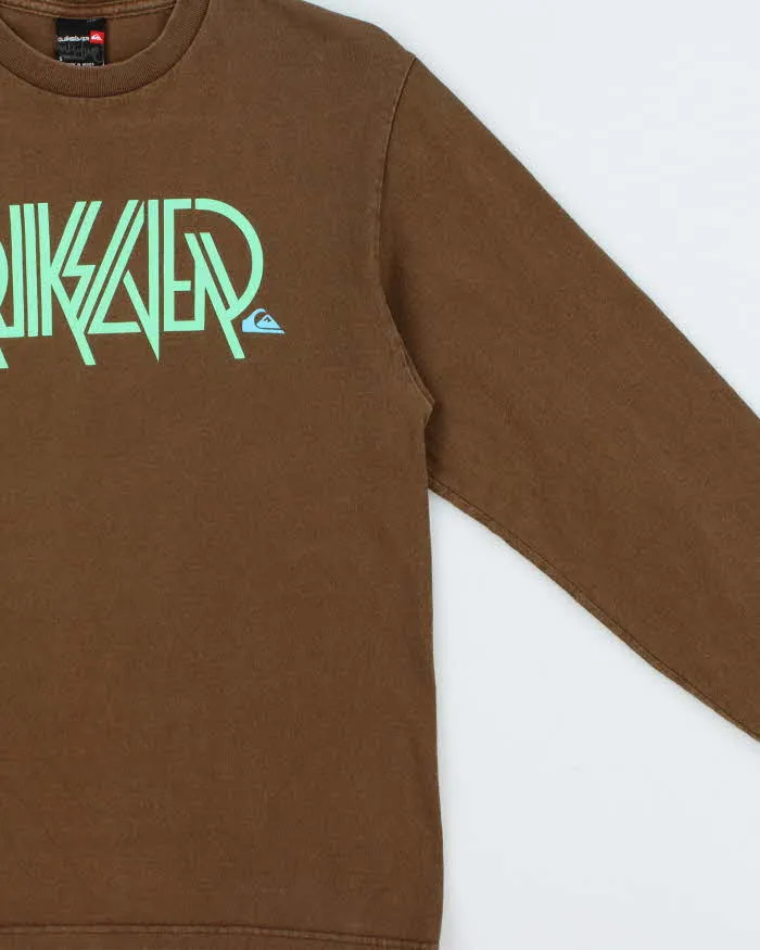 Vintage Y2K 00s Quiksilver Long Sleeve Crewneck T-Shirt - S sold by Rokit product image thumbnail 3
