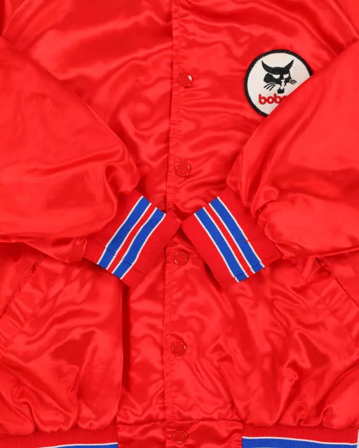 Vintage 1980s Sexton Embroidered Bobcat Satin Varsity Bomber Jacket - L sold by Rokit product image thumbnail 4