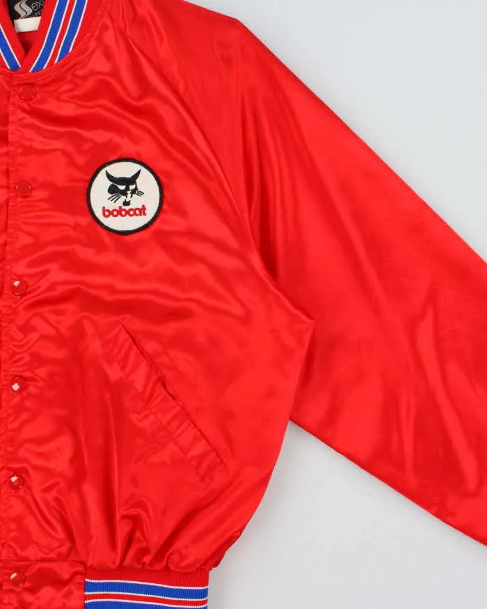 Vintage 1980s Sexton Embroidered Bobcat Satin Varsity Bomber Jacket - L sold by Rokit product image thumbnail 3