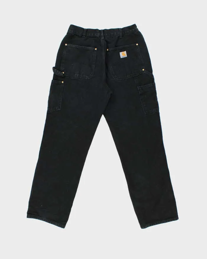 Vintage Carhartt B01 Union Made In USA Double Knee Canvas Loose Original Fit Carpenter Trousers - W28 L30 sold by Rokit product image thumbnail 2