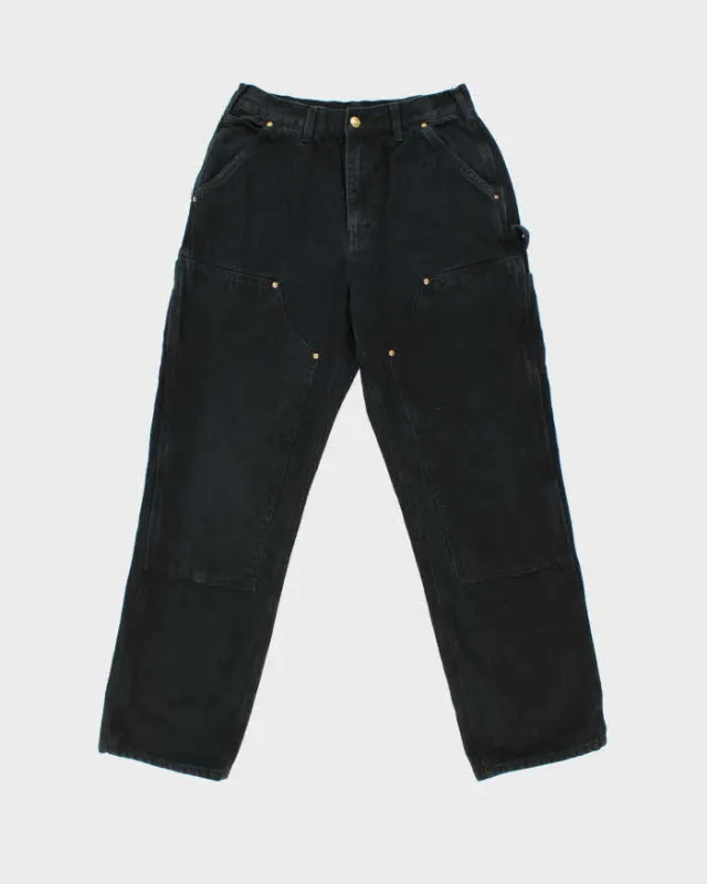 Vintage Carhartt B01 Union Made In USA Double Knee Canvas Loose Original Fit Carpenter Trousers - W28 L30 made by Carhartt