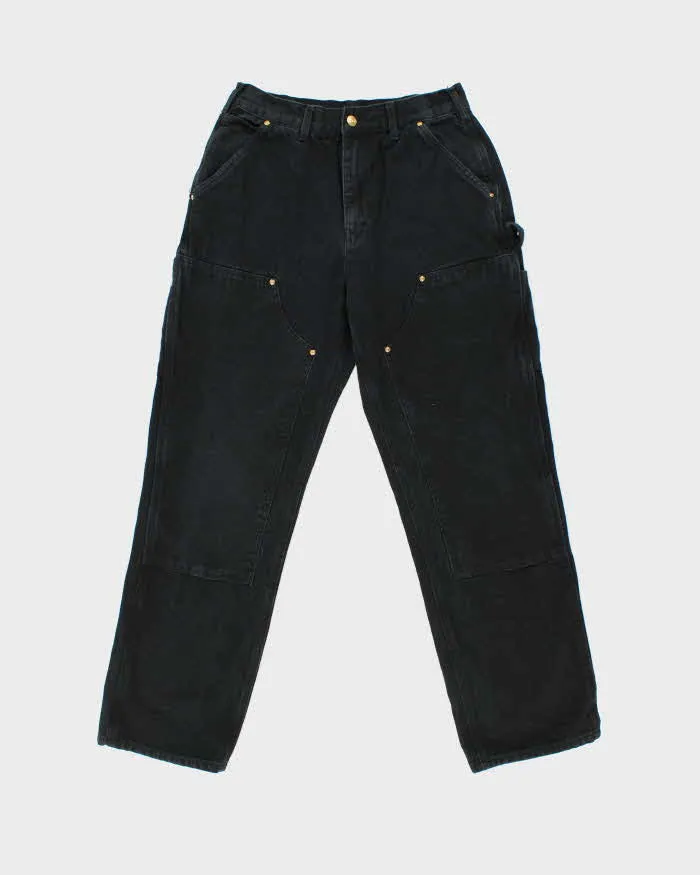Vintage Carhartt B01 Union Made In USA Double Knee Canvas Loose Original Fit Carpenter Trousers - W28 L30 sold by Rokit